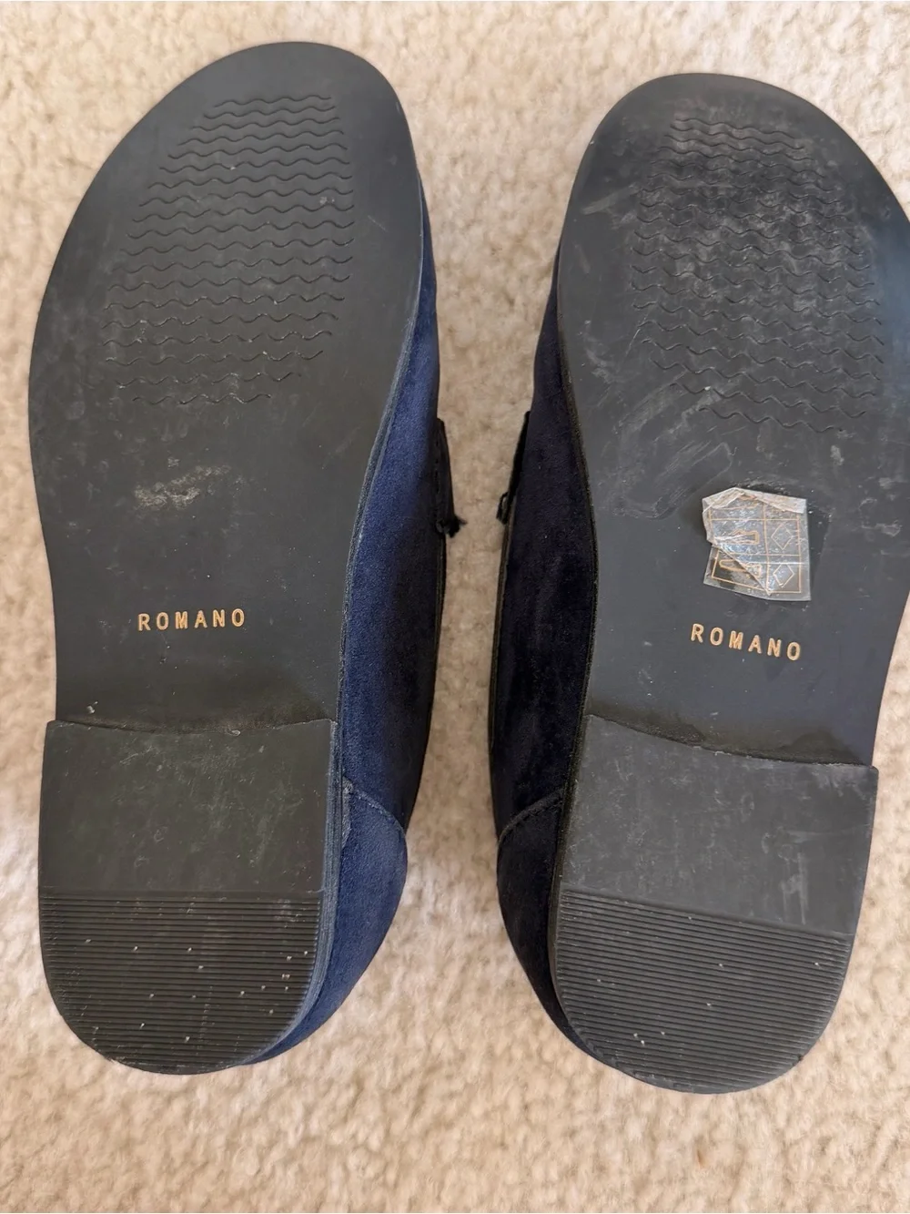 Roma (Gucci style) Boys Navy Suede Loafers with Horse Bit size 13 (little boys)